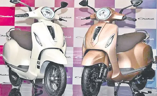 Bajaj Auto to boost Chetak production to 10000 units - Sakshi