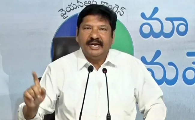 Minister Jogi Ramesh Fires On Chandrababu Rajinikanth - Sakshi