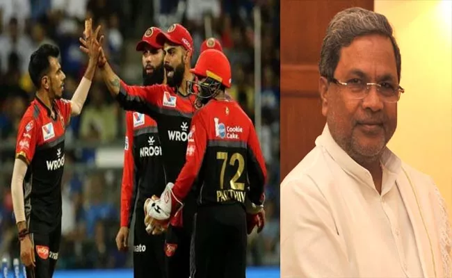 Siddaramaiah Post For Rcb Team Wins Kannadiga Hearts - Sakshi