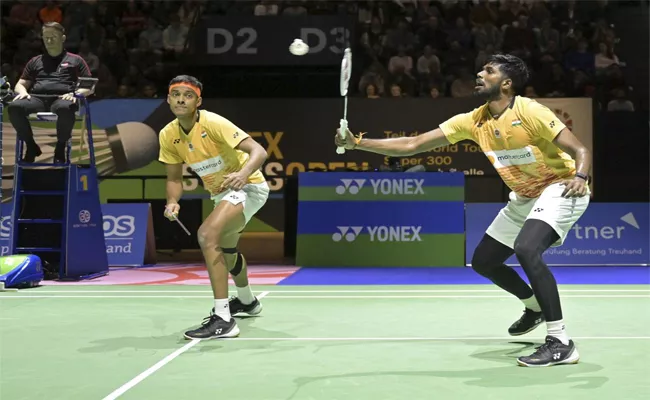 Asia Badminton Championship: Satwik, Chirag Pair Enters Final - Sakshi