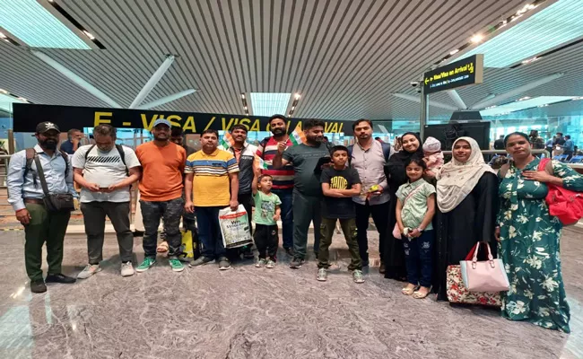 Operation Kaveri: 45 Sudan returnees quarantined as they land in Bengaluru - Sakshi