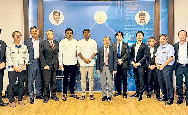 apanese entrepreneurs Team Praise On AP Investment promotion policy - Sakshi