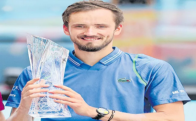 Miami Opens 2023: Russian superstar Daniil Medvedev Wins Maiden Miami Opens Title - Sakshi