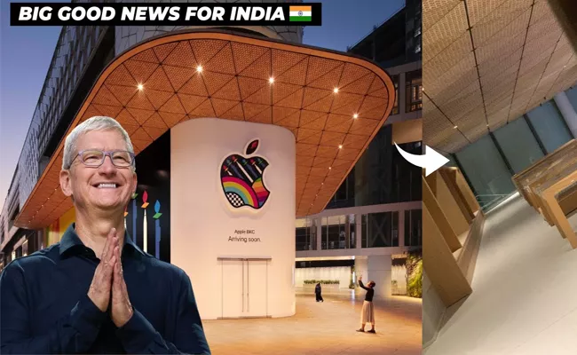 Apple Open Apple BKC First Retail Store In Mumbai - Sakshi