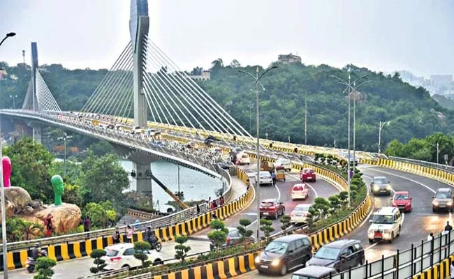 Durgam Cheruvu Cable Bridge To Be Closed from April 6 10 - Sakshi