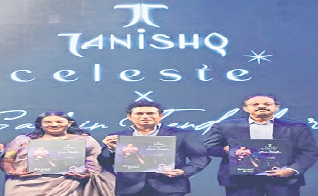 Tanishq launches Celeste x Sachin Tendulkar collection - Sakshi