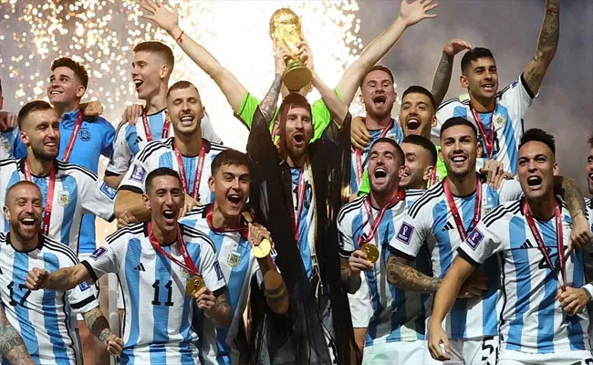 World Cup Winner Argentina Moves Top Of FIFA Rankings After SixYears - Sakshi