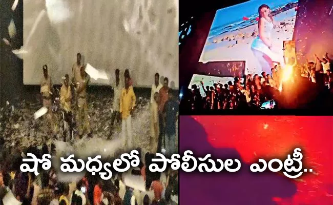 Desamuduru Release: Allu Arjun Fans Bursting Crackers Inside Sandhya Theatre - Sakshi