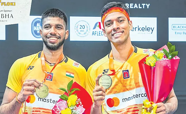 Satwik AND Chirag Win Historic Doubles Gold at Badminton Asia Championships - Sakshi