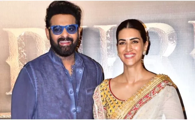 Kriti Sanon Praises Prabhas At Adipurush Trailer Launch - Sakshi