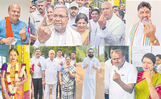 Karnataka Assembly Elections 2023: 70percent voter turnout recorded - Sakshi