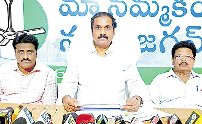 Former Minister Kannababu fire on Chandrababu and Pawan - Sakshi