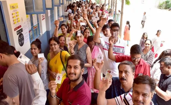 Karnataka Assembly election 2023: 73. 19percent voter turnout elections - Sakshi