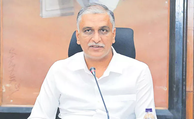 Video conference of Harish Rao on Teaching Hospitals - Sakshi