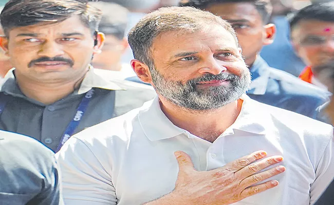 Karnataka election results 2023: :Rahul Gandhi praised the performance of the party - Sakshi