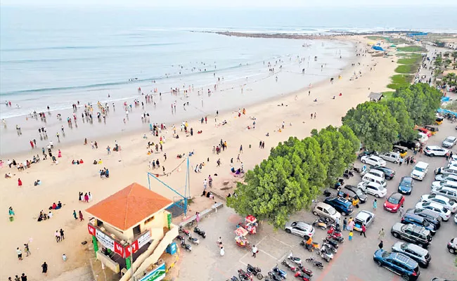 Visakhapatnams Rushikonda beach gets Blue Flag  - Sakshi