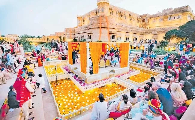 A growing craze for destination weddings - Sakshi