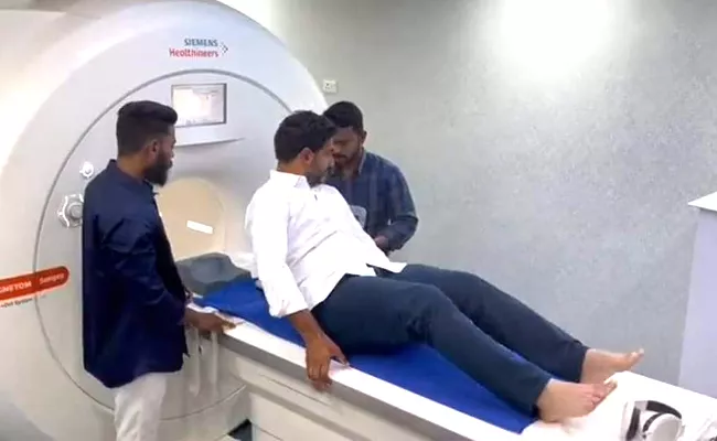 Nara Lokesh Mri Scanning In Private Hospital Nandyal - Sakshi