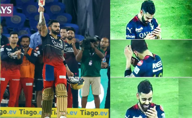 Virat Kohli video calls wife Anushka Sharma After 6th Ton-IPL Viral - Sakshi