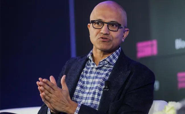 Microsoft Ceo Satya Nadella Says New Technologies, Displacement Of Jobs Is Inevitable - Sakshi