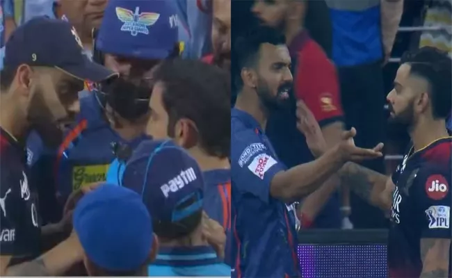 Gambhir and Kohli have HEATED exchange after LSG vs RCB match - Sakshi