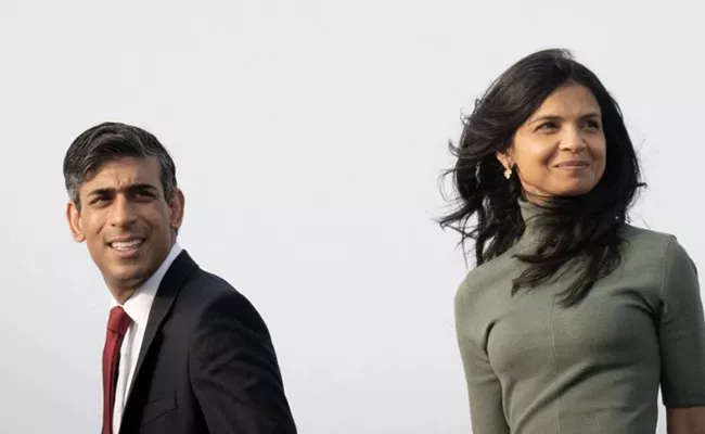 Uk Pm Rishi Sunak And His Wife Lost Nearly 201 Million Pounds This Year - Sakshi