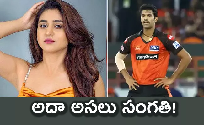 Is Varshini Sounderajan Love with Cricketer Washington Sundar - Sakshi