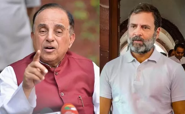 BJP Subramanian Swamy Opposes Rahul Gandhi Fresh passport Plea - Sakshi