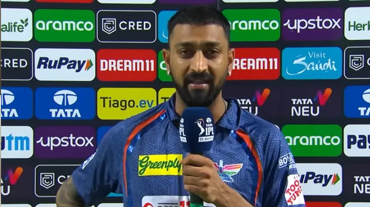 Krunal Pandya Comments After Match