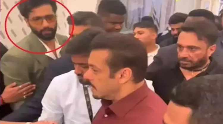 Video Salman Khan Bodyguards Pushes Vicky Kaushal At IIFA 2023 Event