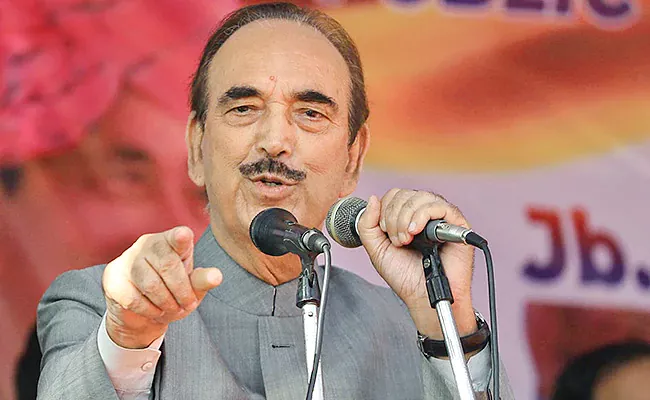 Ghulam Nabi Azad Slams Opposition Over New Parlament Building - Sakshi