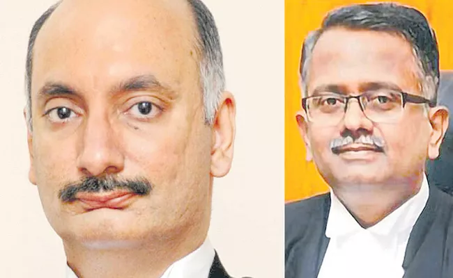 Justice Rao and Justice Bhatti are the Chief Justices of the High Court - Sakshi