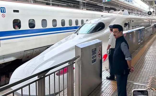 Bullet Train Journey For MK Stalin In Japan And Then A Tweet For India - Sakshi