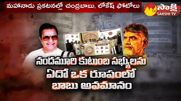 Chandrababu Insult Nandamuri Family