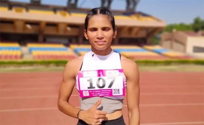 Andhra Pradesh Athlete Jyothi Yarraji Win Gold At Kurpfalz Gala Event - Sakshi