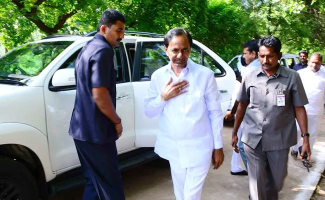 Telangana CM KCR Delhi Tour Over BRS New Party Office Opening - Sakshi