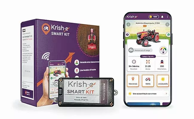 Krish-e Smart Kit launched in Telangana - Sakshi