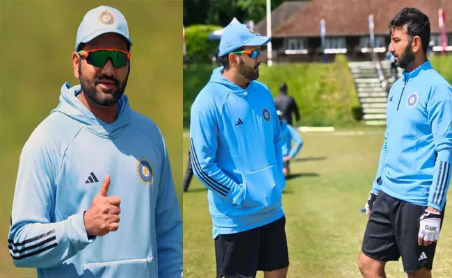 Rohit Sharma Arrives London Join Team India Start-Practice-WTC Final 2023 - Sakshi