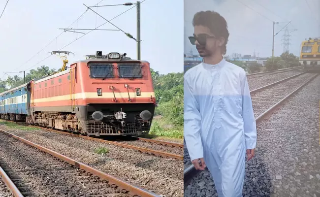 Young Man Died On Railway Track While Doing Insta Reels In Hyderabad - Sakshi