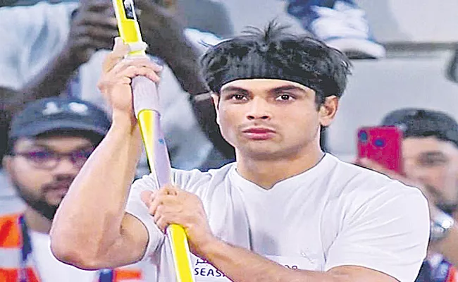 Doha Diamond League 2023: Neeraj Chopra tops javelin throw event - Sakshi