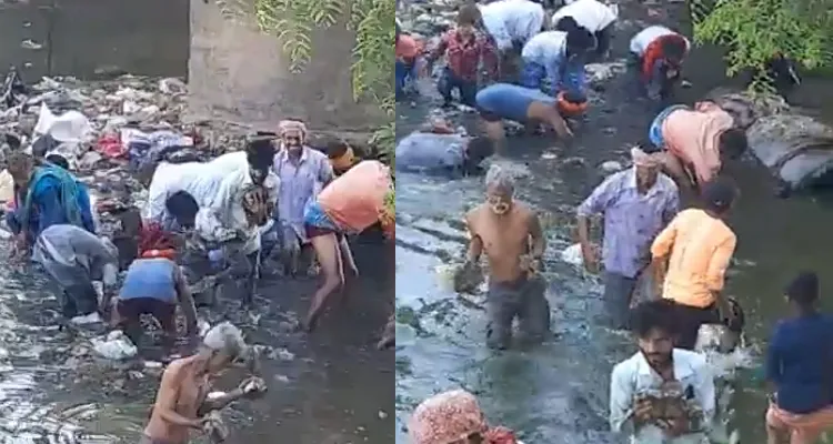 Viral Video: Bundles Of Currency Notes Found Floating Drain At Bihar 