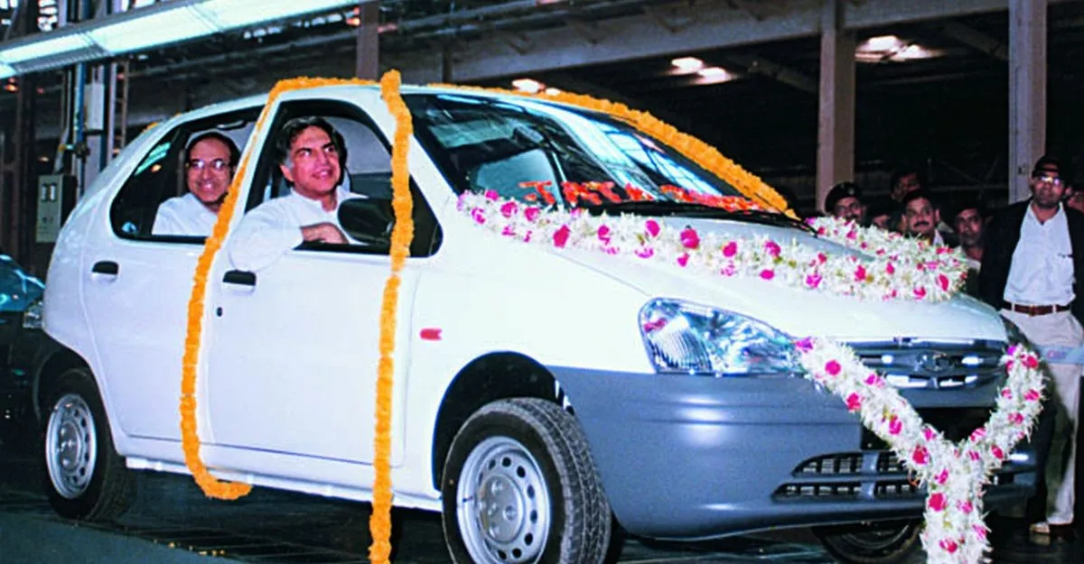 Tata Motors First Indica Roll Out Ratan Tata Video