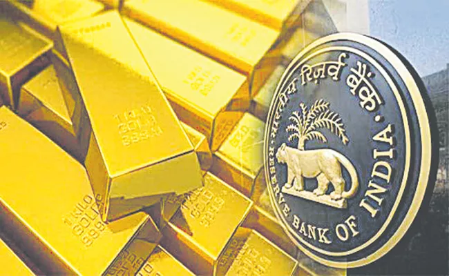 RBI gold reserves rise to 794. 64 tonnes at March-end 2023 - Sakshi