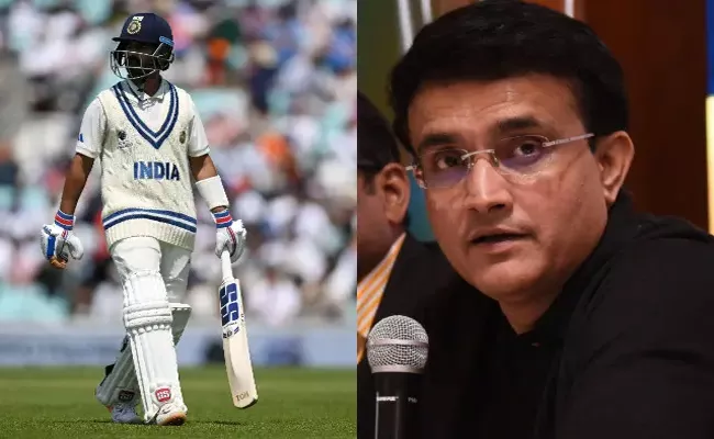 Sourav Ganguly extols Ajinkya Rahane for his knock in WTC 2023 Final - Sakshi