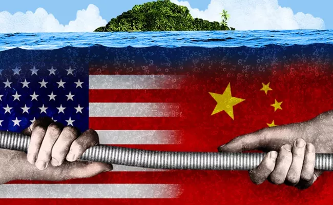 new rivalry between the US and China over the undersea cables - Sakshi