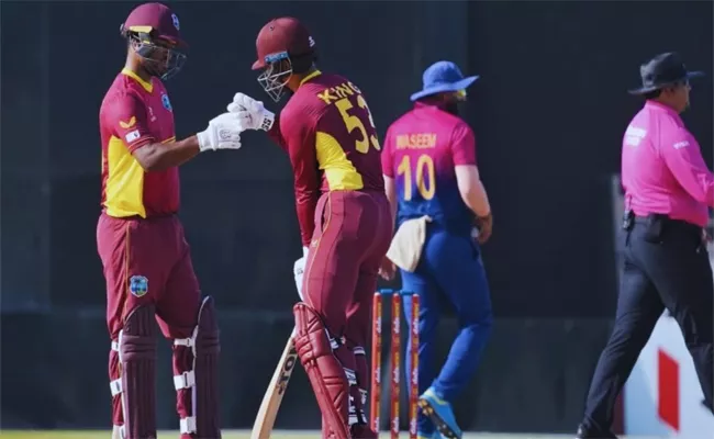 UAE VS WI 3rd ODI: West Indies Beat UAE By 4 Wickets, Clean Sweep The Series - Sakshi