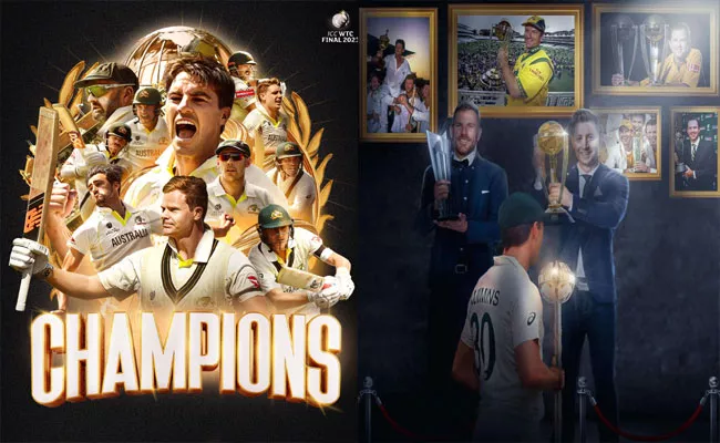 Australia Creates History-First Team-To-Win All-ICC Trophies - Sakshi