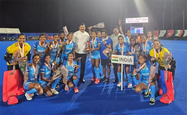 Womens Junior Asia Cup Final: India Beat South Korea And Clinches Title For First Time - Sakshi