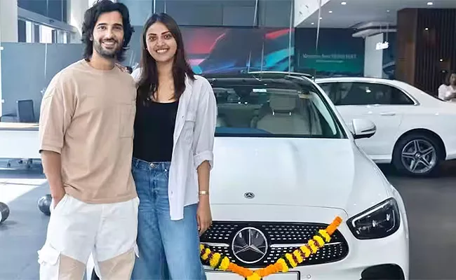 Aditya seal and anushka ranjan buys new expensive mercedes benz car - Sakshi