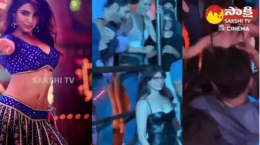 Samantha Dancing For Oo Antava Mava Pushpa Song At Serbia Pub